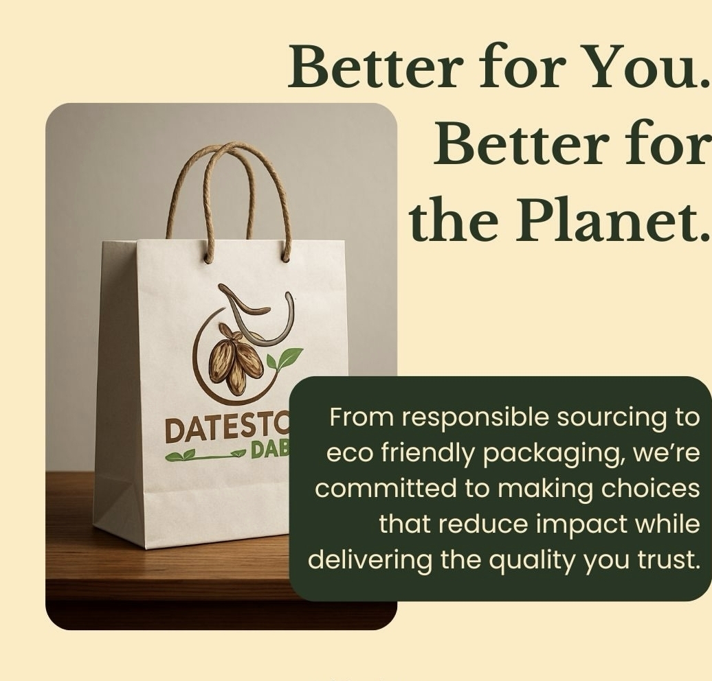 Sourced from a certified organic Date Manufacturer